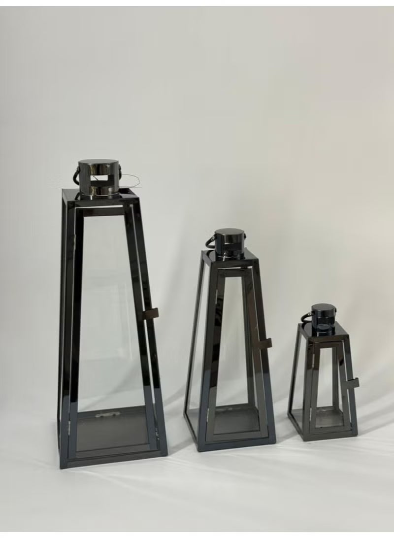 مجموعة فوانيس رمضان، 3 قطع - Image 4